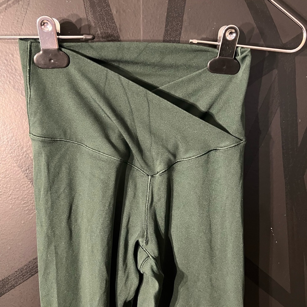 Aerie Forest Green High-Rise thin  Leggings